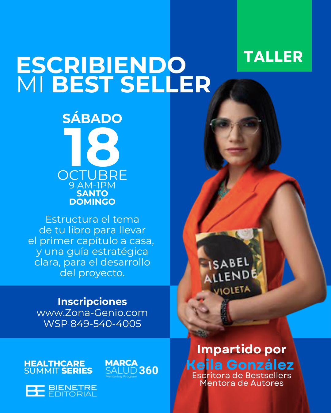 Taller ESCRIBIENDO MI BEST SELLER - OCTUBRE